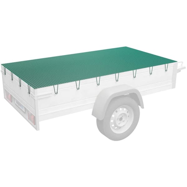 Suojaverkko perävaunuun 4 x 3 m, vihreä