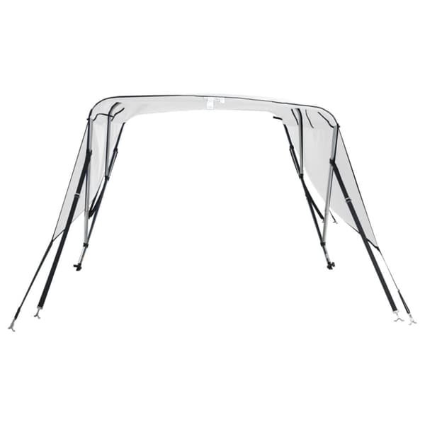 vidaXL Båtkalesje 4-buet med sidevegger 243x(230-244)x137 cm