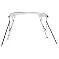 Miniatyrbilde 4 av 11: vidaXL Båtkalesje 4-buet med sidevegger 243x(230-244)x137 cm