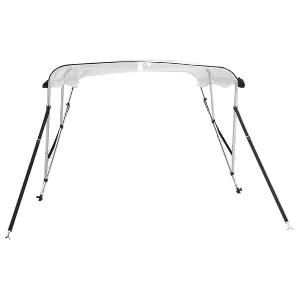 vidaXL Båtkalesje 4-buet med sidevegger 243x(230-244)x137 cm