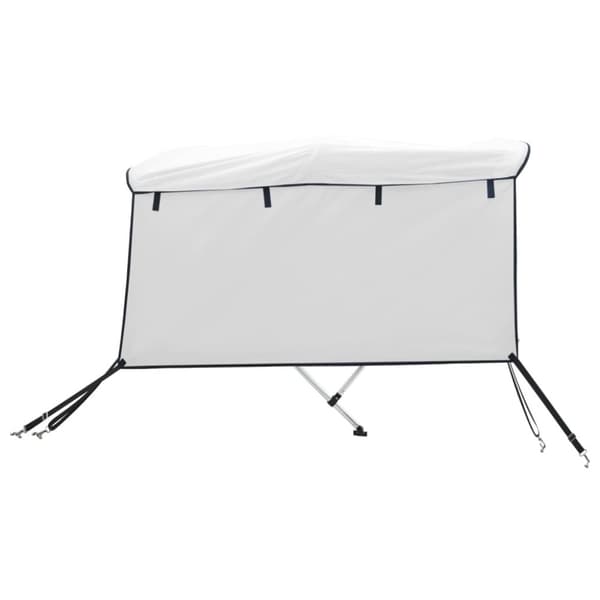 vidaXL Båtkalesje 4-buet med sidevegger 243x(230-244)x137 cm