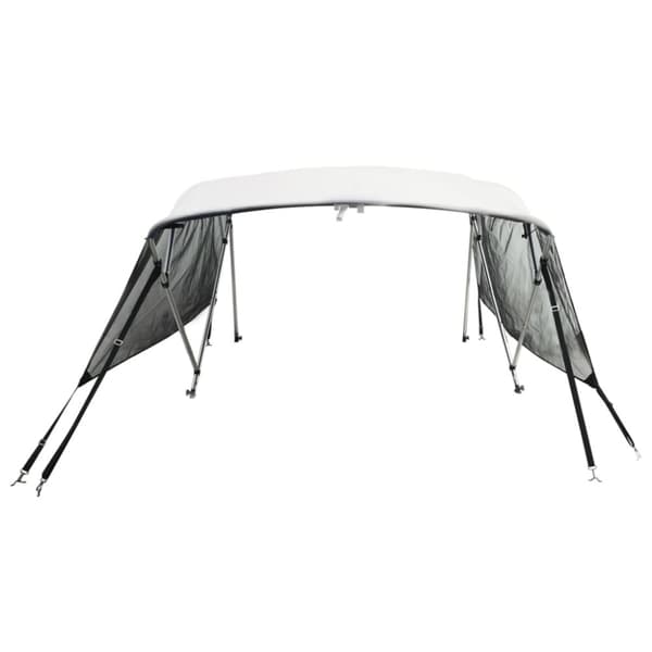 vidaXL Båtkalesje 4-buet med sidevegger i netting 243x(170-182)x137 cm