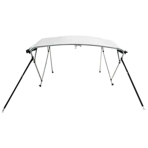 vidaXL Båtkalesje 4-buet med sidevegger i netting 243x(170-182)x137 cm