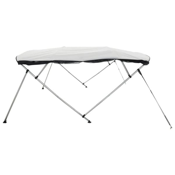 vidaXL Båtkalesje 4-buet med sidevegger i netting 243x(170-182)x137 cm