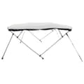 Miniatyrbilde 7 av 11: vidaXL Båtkalesje 3-buet med sidevegger i netting 183x(137-152)x137 cm