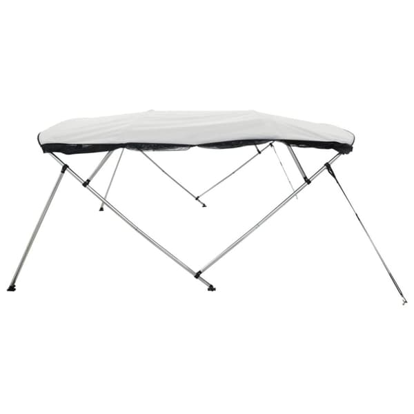 vidaXL 3-kaarinen Bimini-kate verkkosivuseinillä 183x(137-152)x137 cm