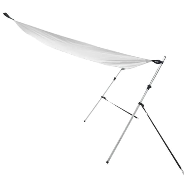 vidaXL T-sejl til båd 174x205x(115-194) cm forlængerdel hvid