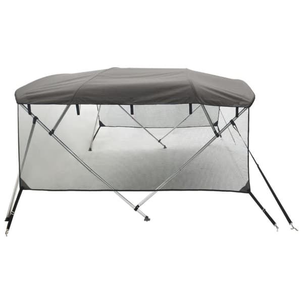 vidaXL biminitop med 4 buer og sidevægge 243x(185-198)x137 cm
