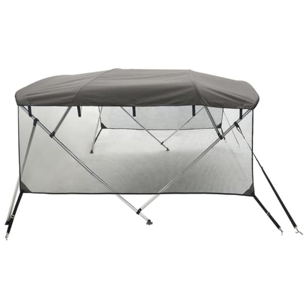 vidaXL biminitop med 3 buer og sidevægge 183x(137-152)x137 cm