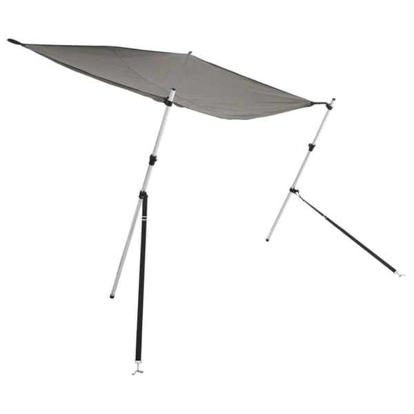 vidaXL T-sejl til båd 174x205x(115-194) cm forlængerdel antracitgrå