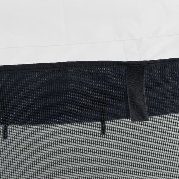 vidaXL biminitop med 3 buer og sidevægge 183x(170-182)x137 cm