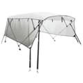 Miniatyrbillede 1 af 11: vidaXL biminitop med 3 buer og sidevægge 183x(170-182)x137 cm