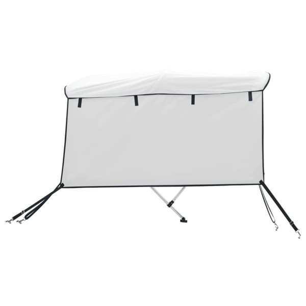 vidaXL 3-kaarinen Bimini-kate sivuseinillä 183x(137-152)x137 cm