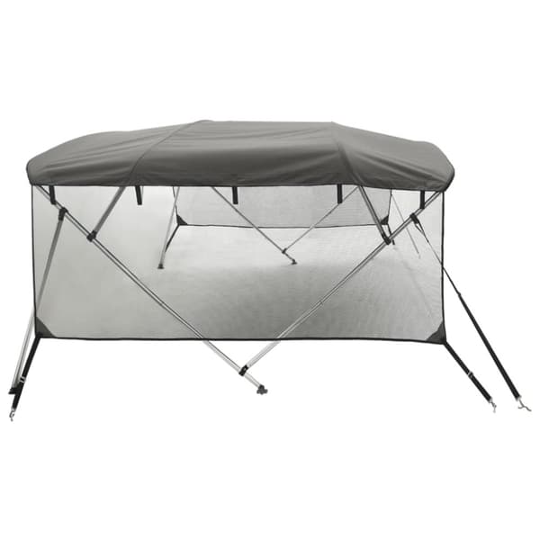 vidaXL biminitop med 4 buer og sidevægge 243x(230-244)x137 cm