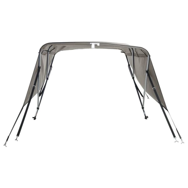 vidaXL Båtkalesje 4-buet med sidevegger 243x(185-198)x137 cm