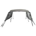 Miniatyrbilde 3 av 11: vidaXL Båtkalesje 4-buet med sidevegger 243x(230-244)x137 cm