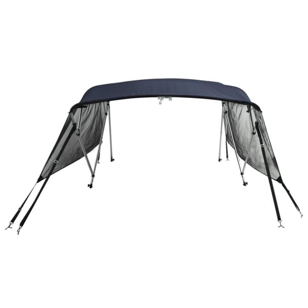 vidaXL Båtkalesje 3-buet med sidevegger i netting 243x(170-182)x137 cm