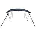 Miniatyrbilde 4 av 11: vidaXL Båtkalesje 3-buet med sidevegger i netting 243x(170-182)x137 cm
