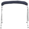 Miniatyrbilde 5 av 11: vidaXL Båtkalesje 3-buet med sidevegger i netting 243x(170-182)x137 cm