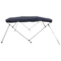 Miniatyrbilde 7 av 11: vidaXL Båtkalesje 3-buet med sidevegger i netting 243x(170-182)x137 cm