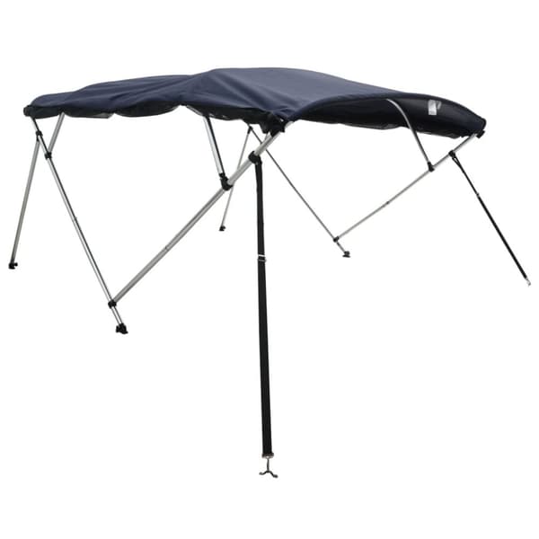 vidaXL Båtkalesje 3-buet med sidevegger i netting 243x(170-182)x137 cm
