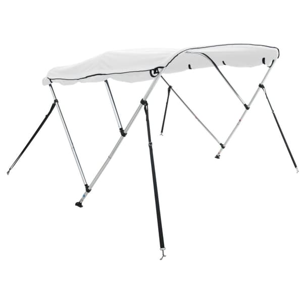 vidaXL biminitop med 3 buer og sidevægge 183x(185-198)x137 cm