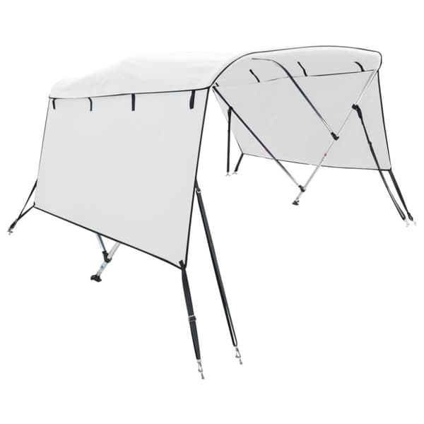 vidaXL biminitop med 3 buer og sidevægge 183x(185-198)x137 cm
