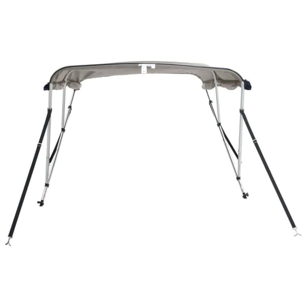vidaXL Båtkalesje 3-buet med sidevegger 183x(137-152)x137 cm