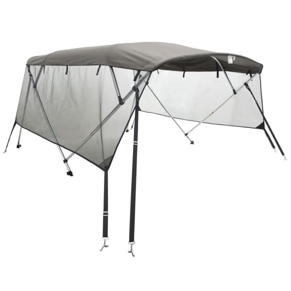 vidaXL biminitop med 3 buer og sidevægge 183x(170-182)x137 cm