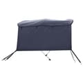 Miniatyrbilde 6 av 11: vidaXL Båtkalesje 3-buet med sidevegger 183x(170-182)x137 cm