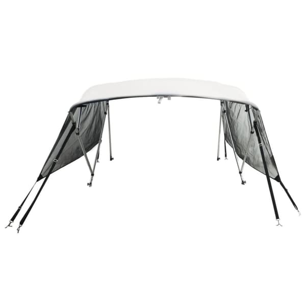 vidaXL biminitop med 3 buer og sidevægge 183x(185-198)x137 cm