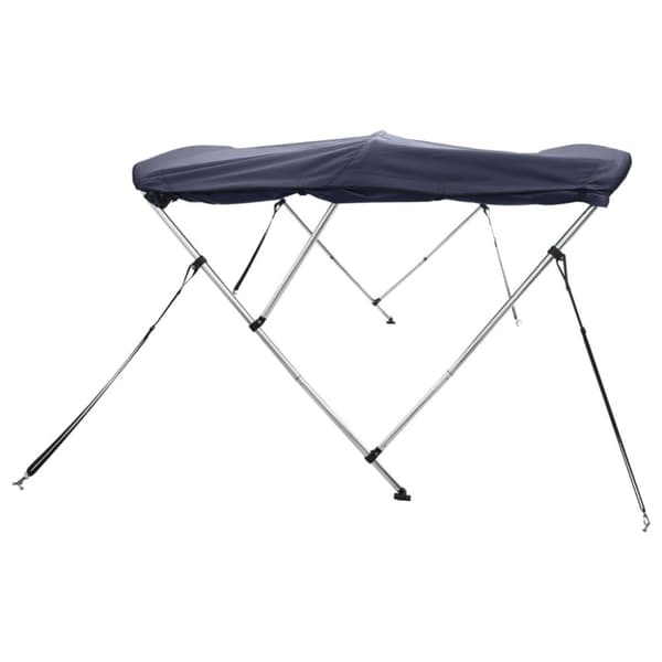 vidaXL Båtkapell med 3 bågar 183x(137-152)x137 cm