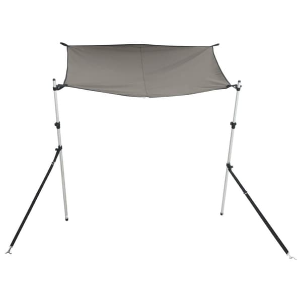 vidaXL T-sejl til båd 170x170x(113-182,5) cm forlængerdel antracitgrå