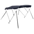 Miniatyrbillede 2 af 11: vidaXL biminitop med 3 buer og sidevægge 243x(170-182)x137 cm