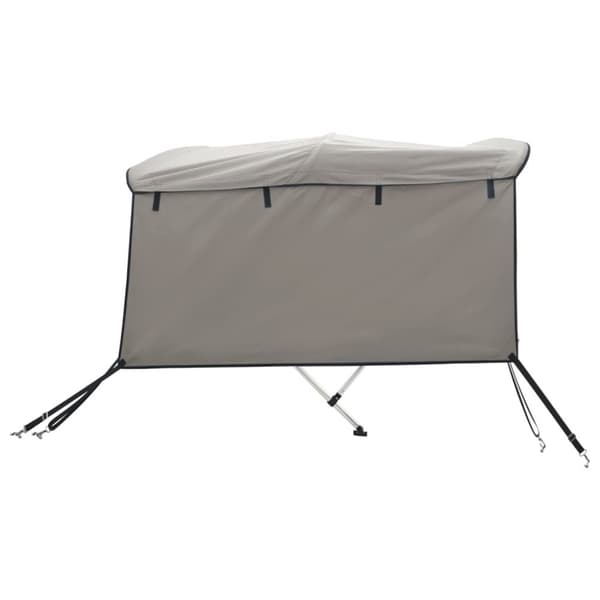 vidaXL Båtkalesje 3-buet med sidevegger 183x(170-182)x137 cm