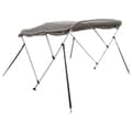 Miniatyrbilde 2 av 11: vidaXL Båtkalesje 3-buet med sidevegger 183x(170-182)x137 cm