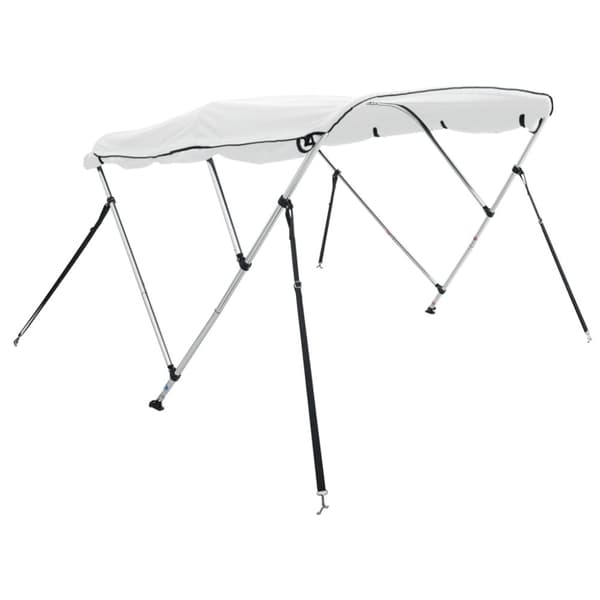 vidaXL Båtkapell med 4 bågar 243x(170-182)x137 cm