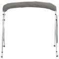 Miniatyrbilde 5 av 11: vidaXL Båtkalesje 3-buet med sidevegger i netting 243x(170-182)x137 cm