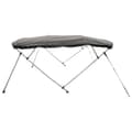 Miniatyrbilde 7 av 11: vidaXL Båtkalesje 3-buet med sidevegger i netting 243x(170-182)x137 cm