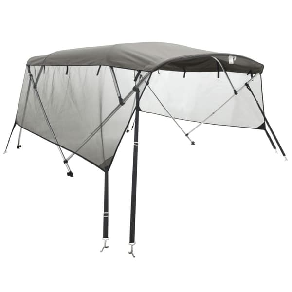vidaXL biminitop med 4 buer og sidevægge 243x(170-182)x137 cm