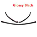 Miniatyrbillede 2 af 2: Blank Front Bumper Lip Splitter i blank sort, nem installation, til Mercedes-Benz A-klasse 2019+.,Glossy sort