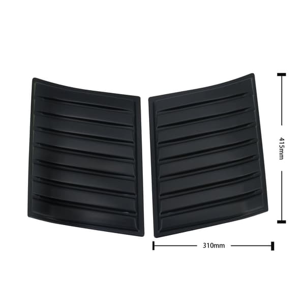 Car Hood Vent Bonnet Scoop Cover, Holdbart ABS-materiale, Nem installation,2015-2022