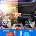 Miniatyrbillede 5 af 6: Lollanda Car Sunshade 140x90 cm – foldbar forrude solskærm, UV-beskyttelse og varmeisolering