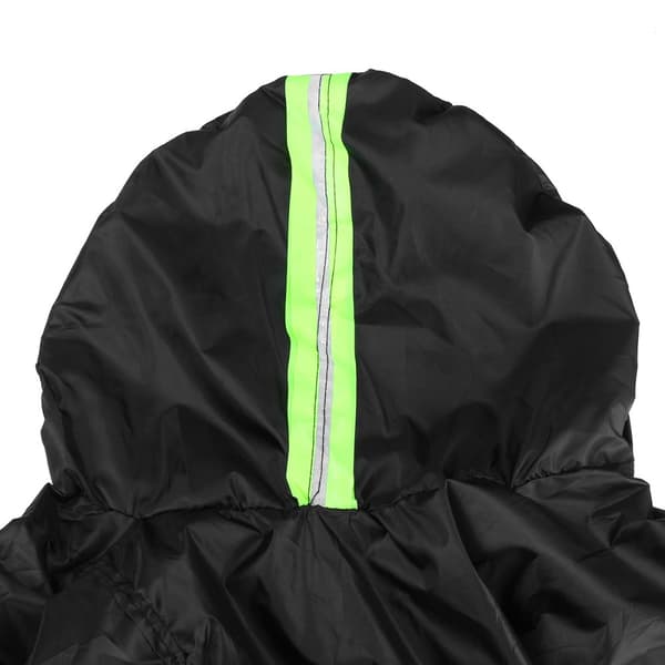Universal Car Cover 530 cm – Sort, 4 Justerbare Stropper & Reflekterende Strimler