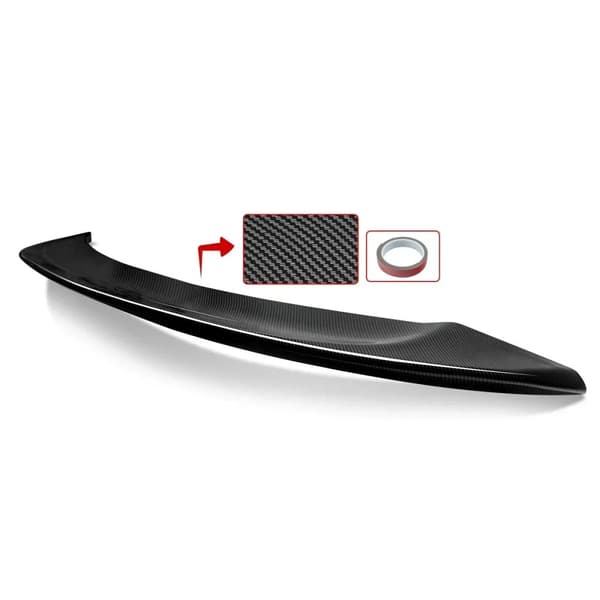Tesla Model 3 Bagagerums Spoiler, V Type Highkick Design,Kulfiberlook
