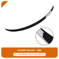 Miniatyrbillede 2 af 2: Carbonfiber Spoiler, Mat Sort ABS, Blank Sort ABS,3 glans sort ABS