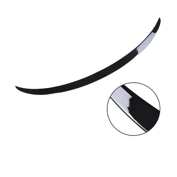 Carbonfiber Spoiler, Mat Sort ABS, Blank Sort ABS,3 glans sort ABS