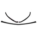 Miniatyrbillede 1 af 2: Blank Front Bumper Lip Splitter i blank sort, nem installation, til Mercedes-Benz A-klasse 2019+.,Glossy sort
