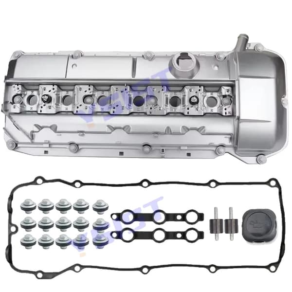 Motortäckel, aluminiummaterial, kompatibel med olika BMW-modeller