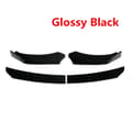 Miniatyrbillede 2 af 2: Universal bil front splitter, blank sort, nem installation,Glossy Sort